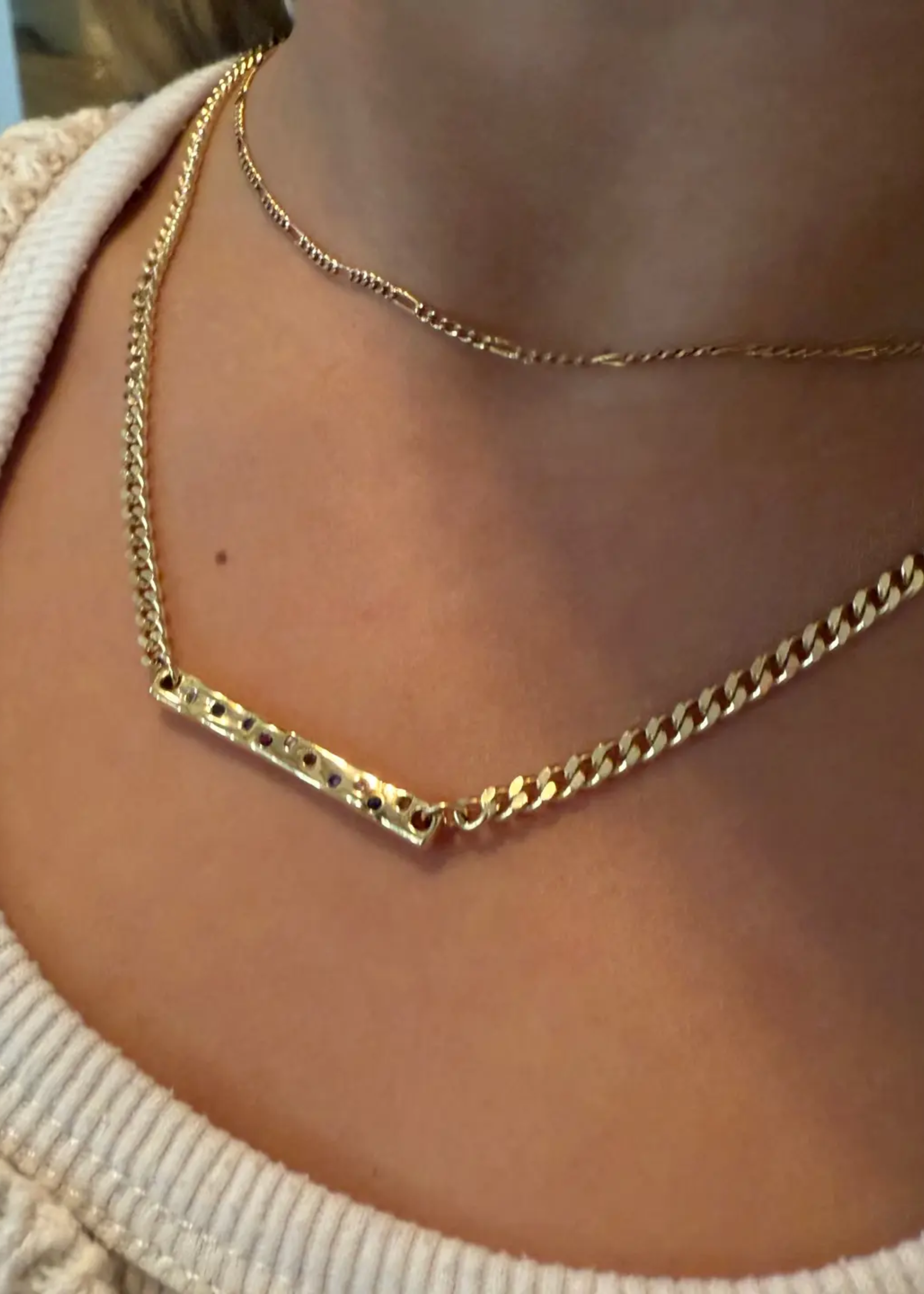 The alignment chain necklace