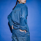 Miguel denim cardigan