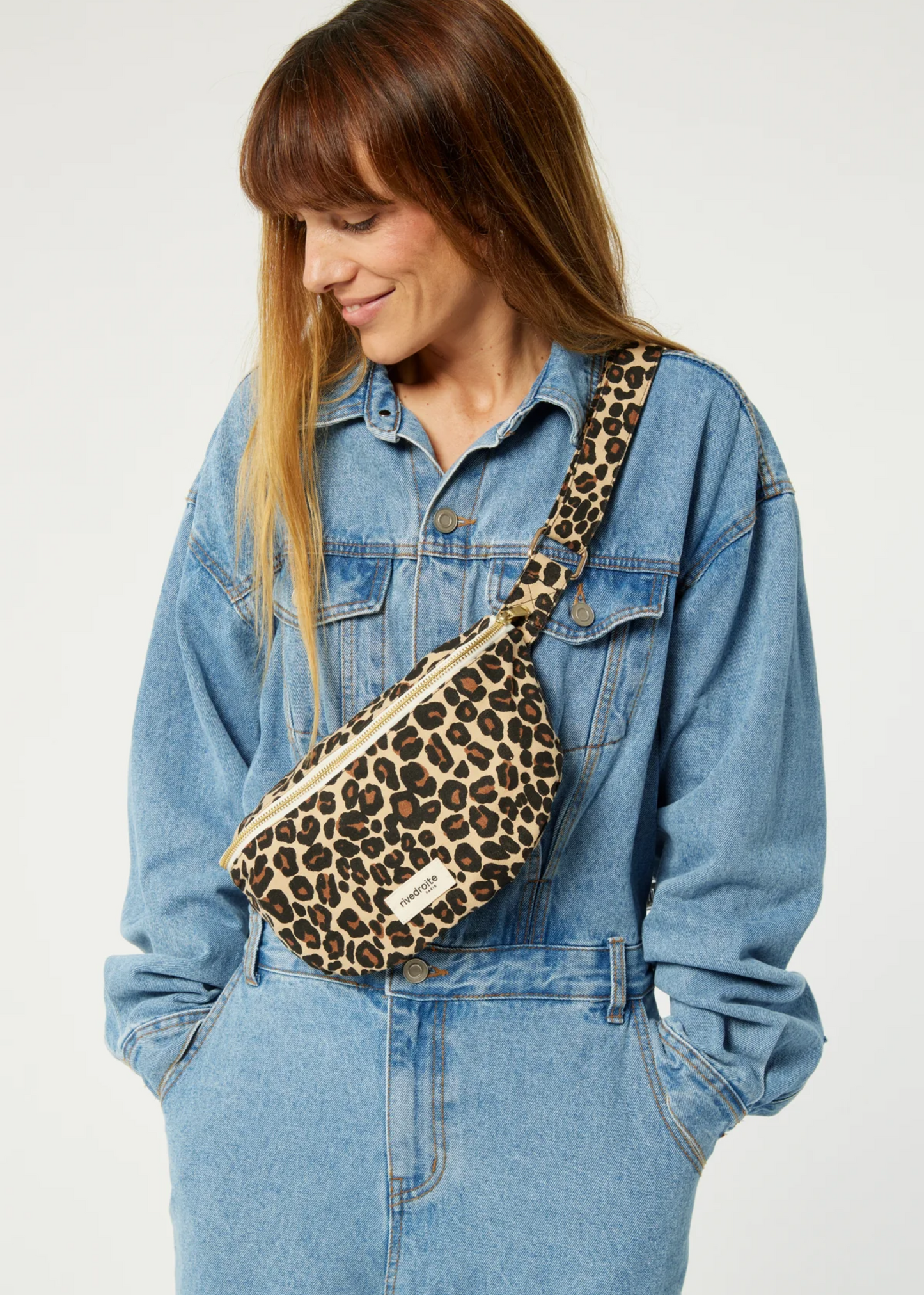 Custine bag, leopard beige sand