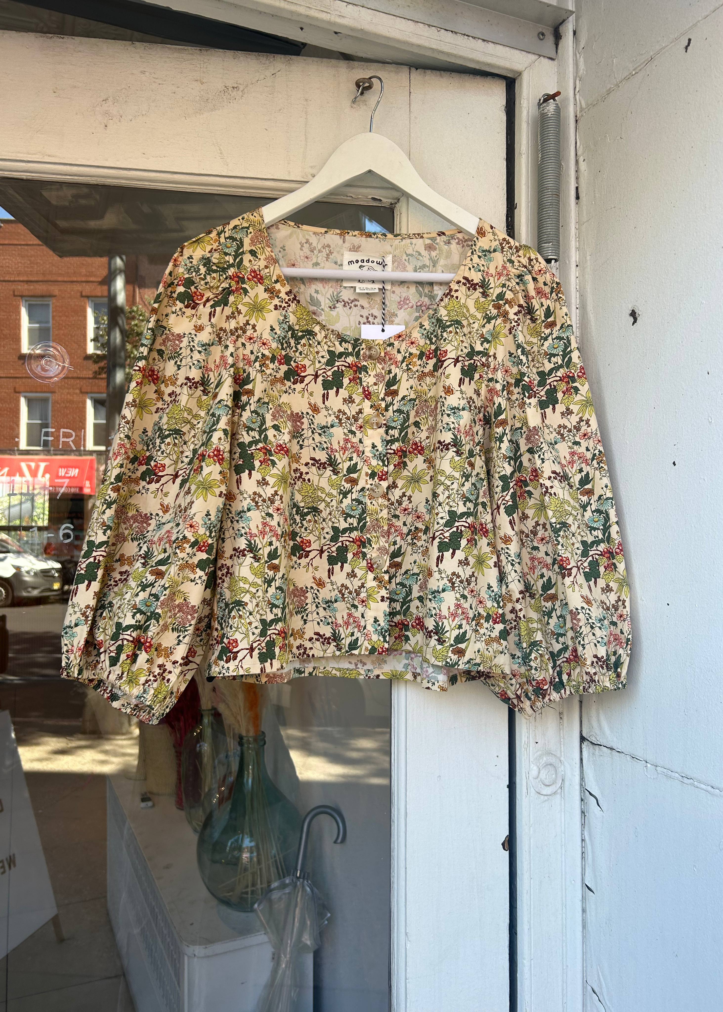 Meadows blouse, floral
