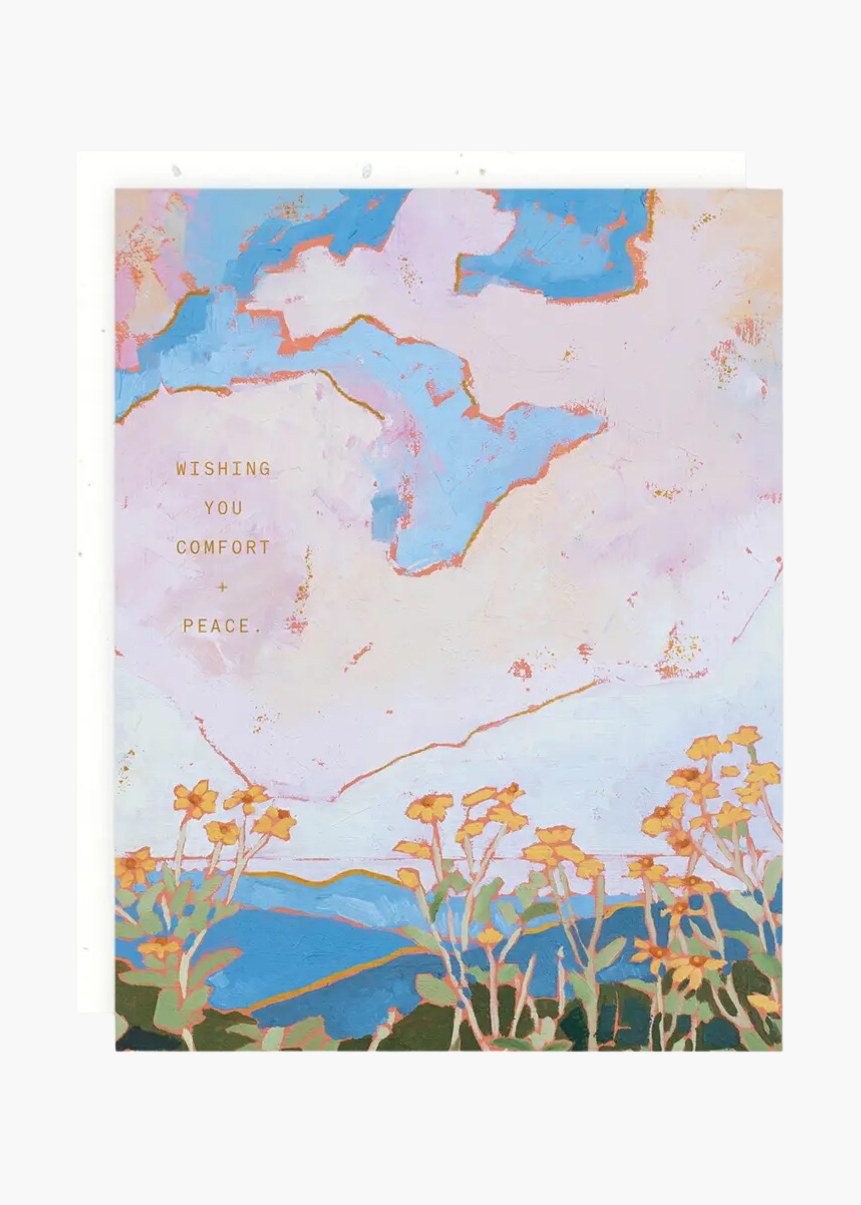 Comfort + peace card