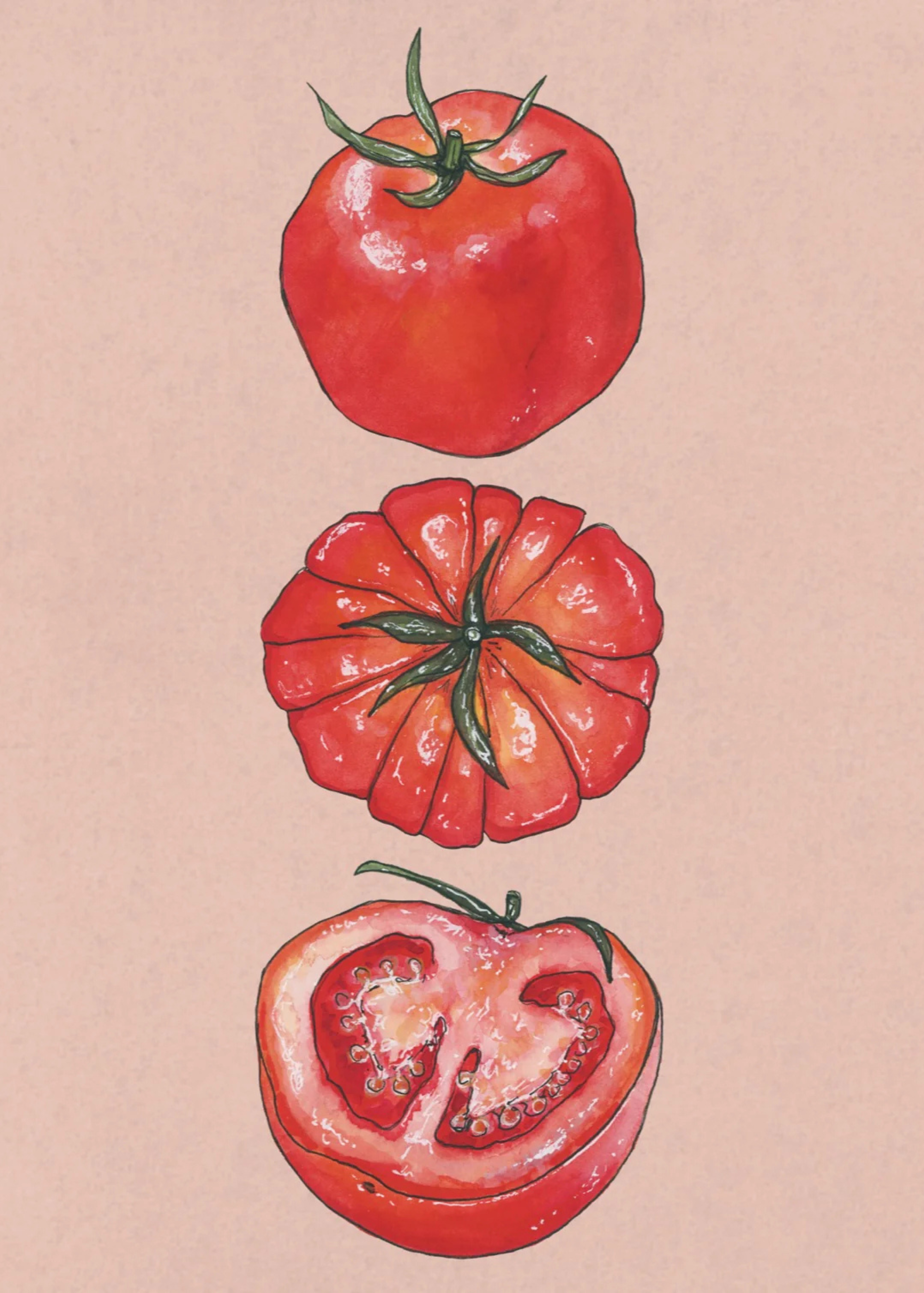 Tomato art print