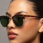 The Masters sunglasses, green tortoise