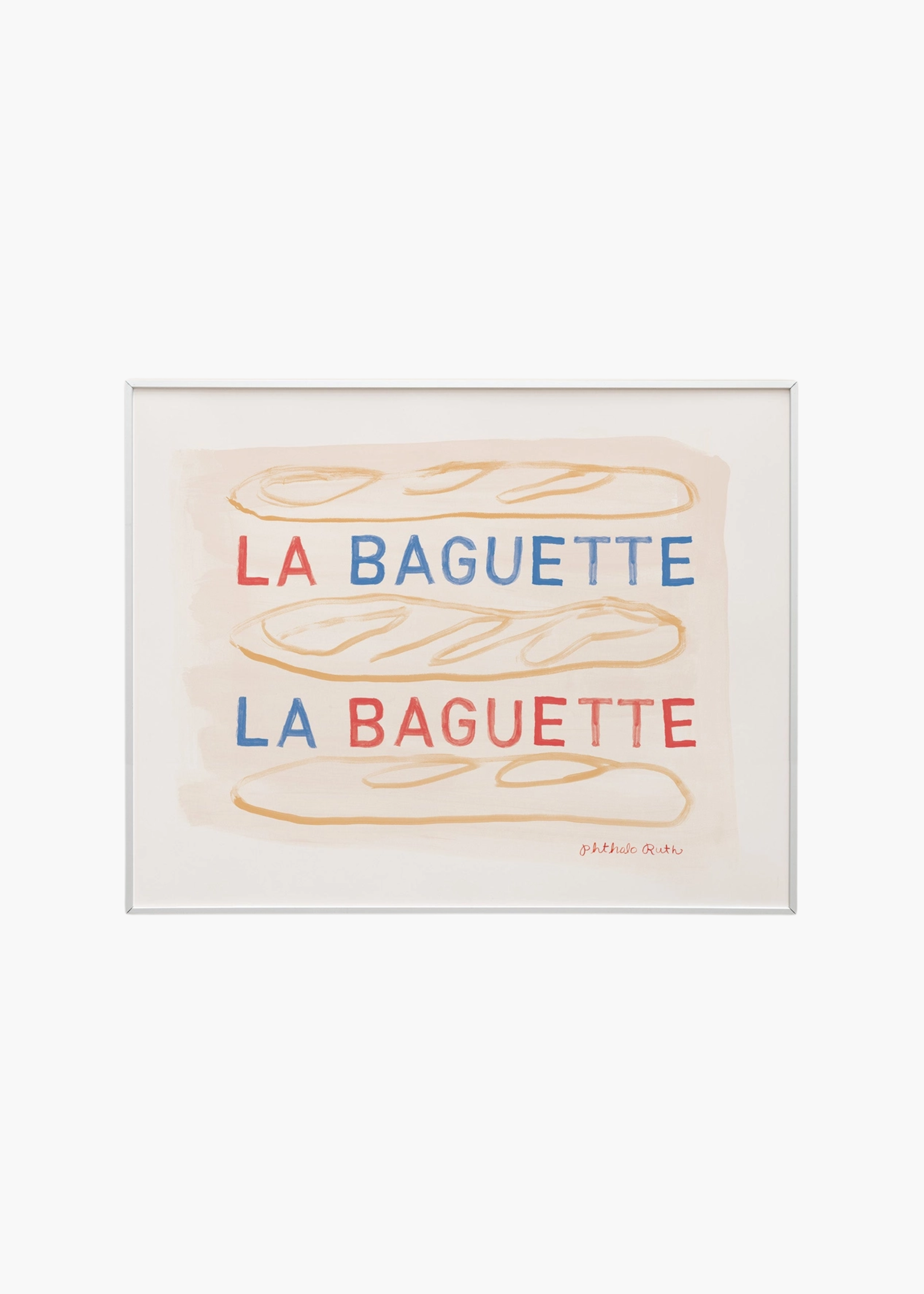 La baguette art print