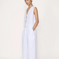 Boyfriend pant, white linen