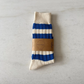 High socks, blue
