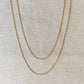 Thin figaro chain, 1.5mm