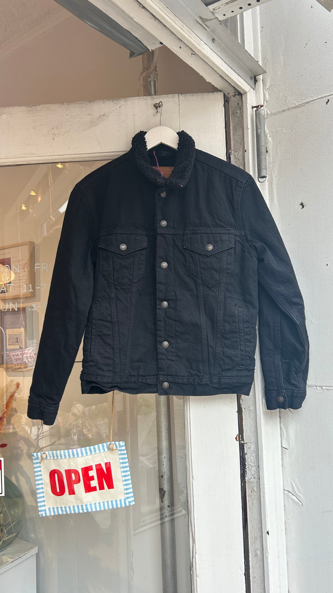 Levi sherpa lined jacket