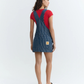 Rafaela dress, railway stripes