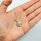 Lion face charm