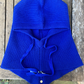 Cashmere balaclava, royal blue