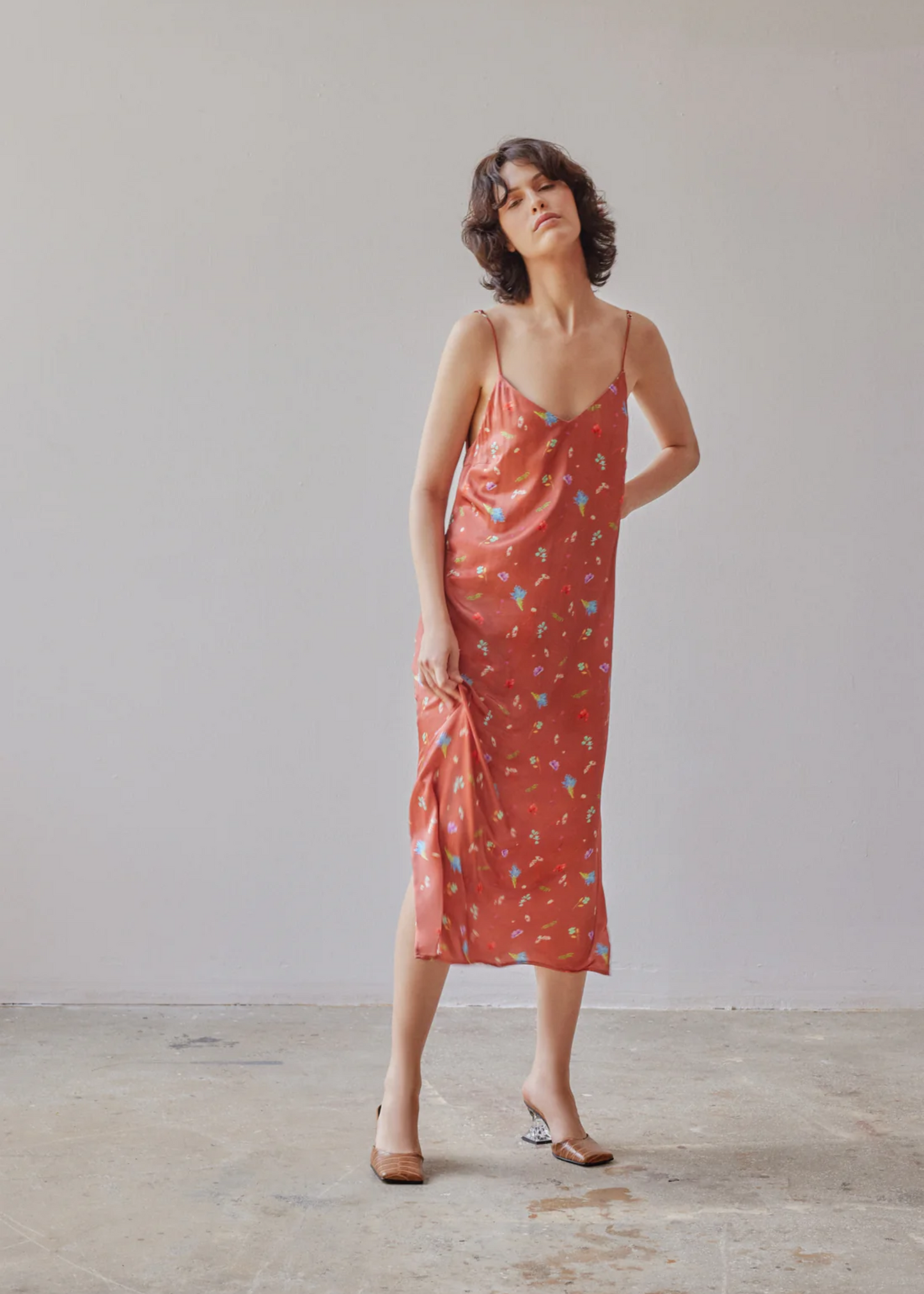 Lisbon dress, copper