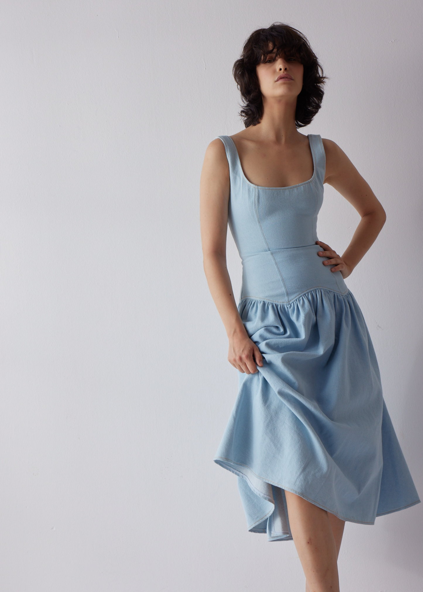 Danielle dress, light blue
