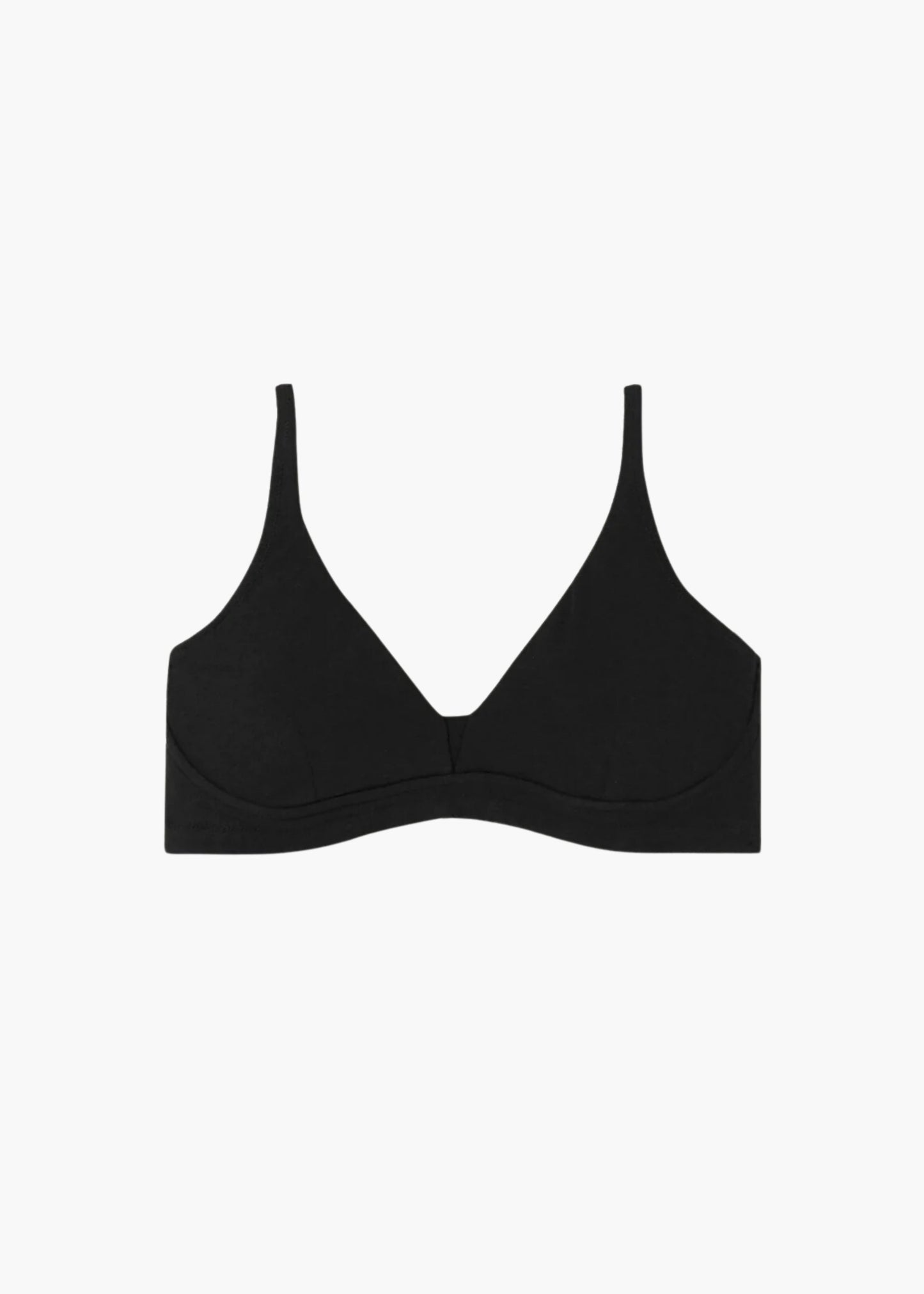 Gracelynne plunge bralette, black
