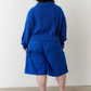 Grace zip cardigan, blue