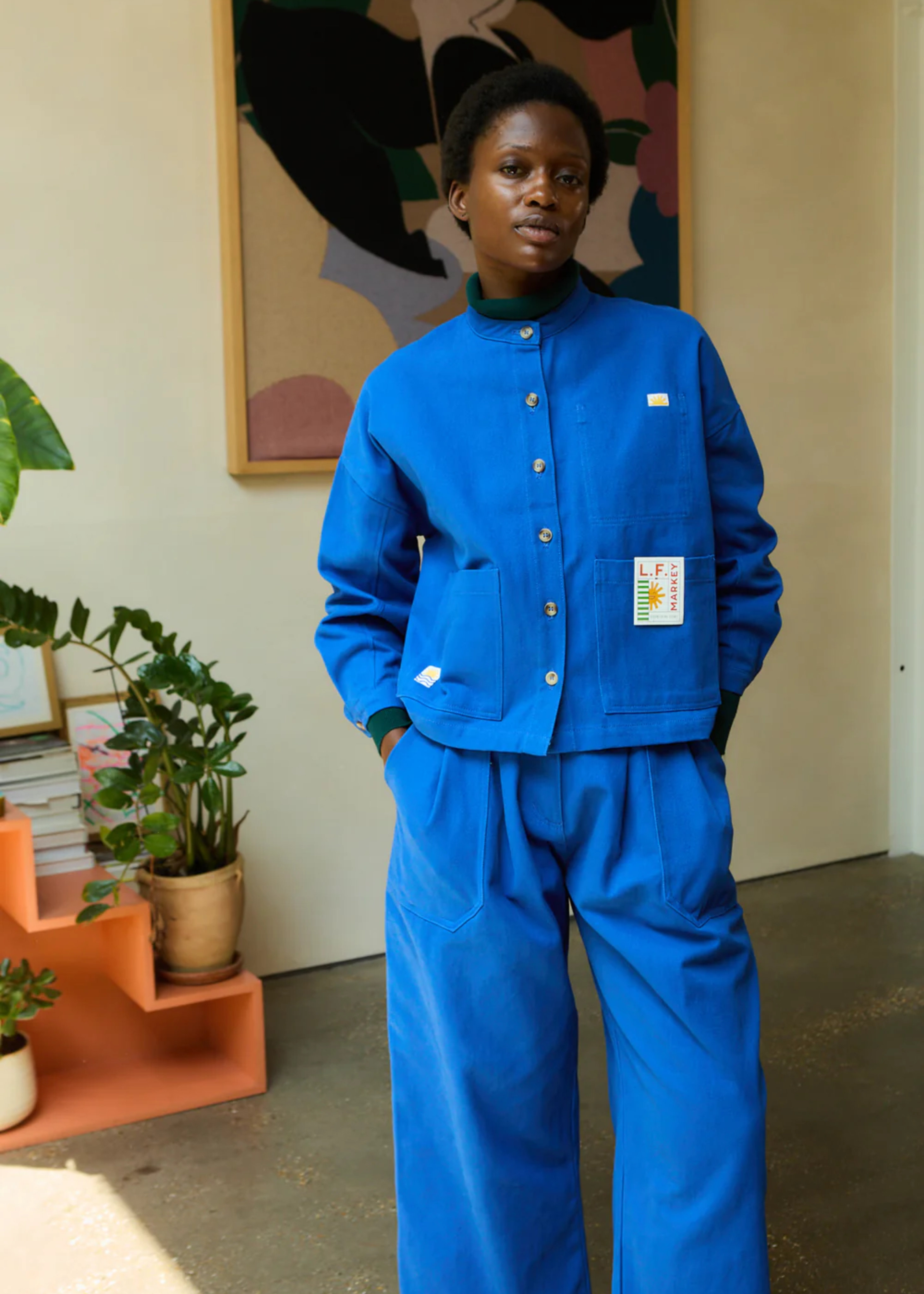 Wide chore coat