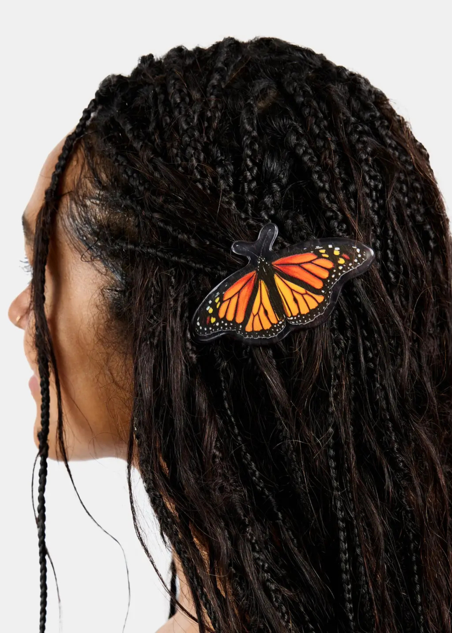 Barrette, monarch butterfly