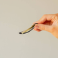 Skinny gold bar hair tie