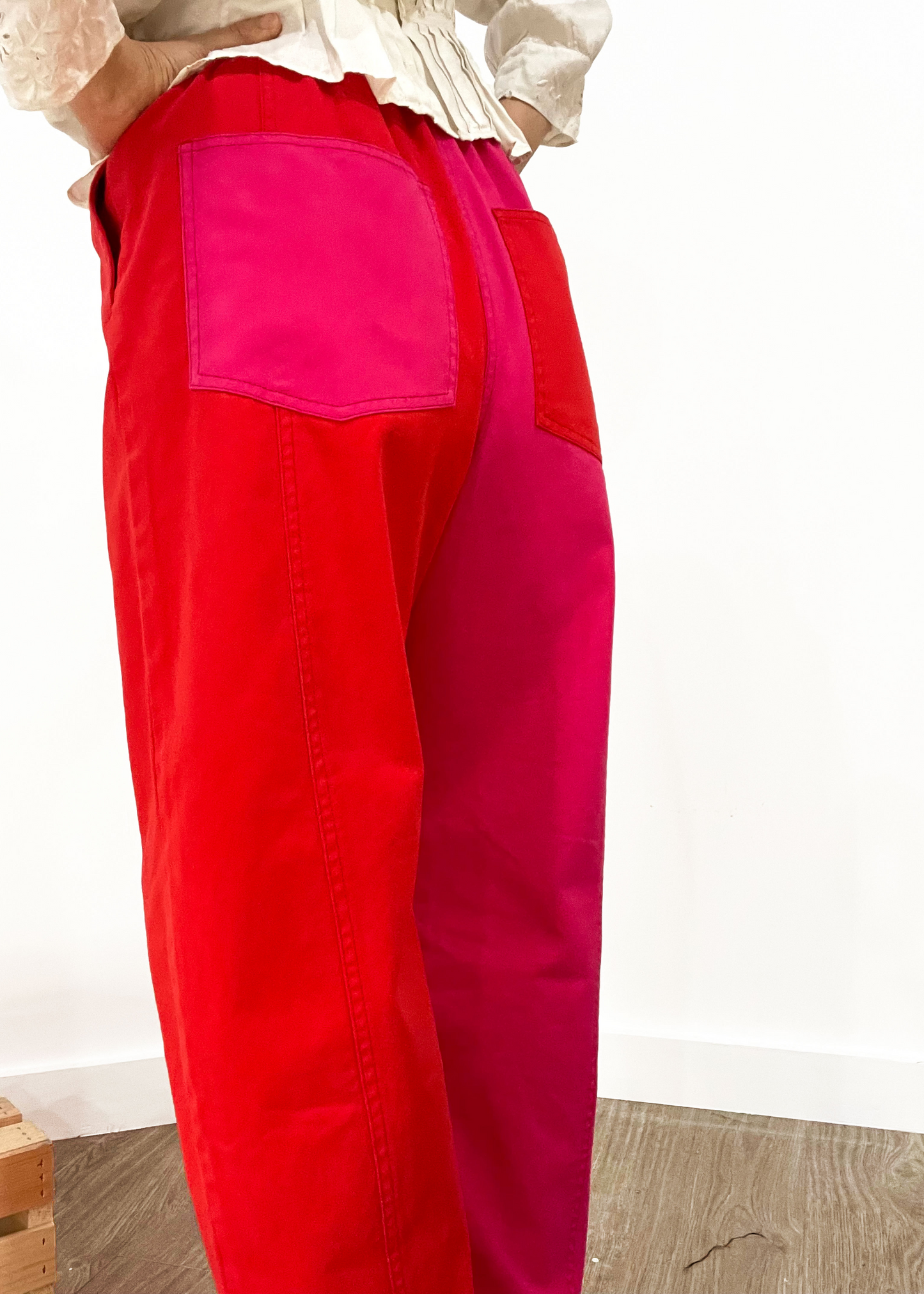 Janus pants II (with side pockets), pink