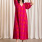 Double v-neck maxi dress