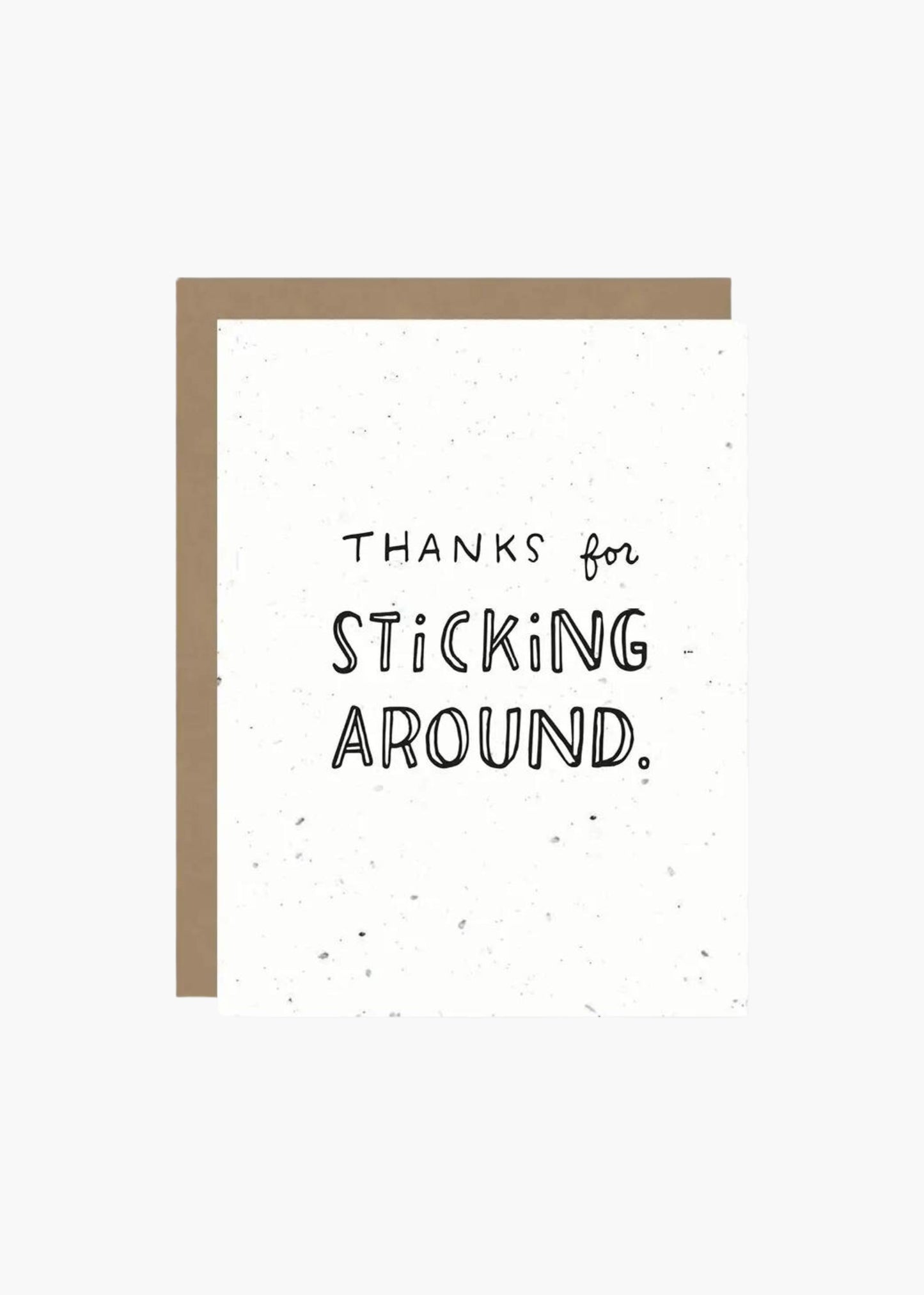 Plantable sticking around card