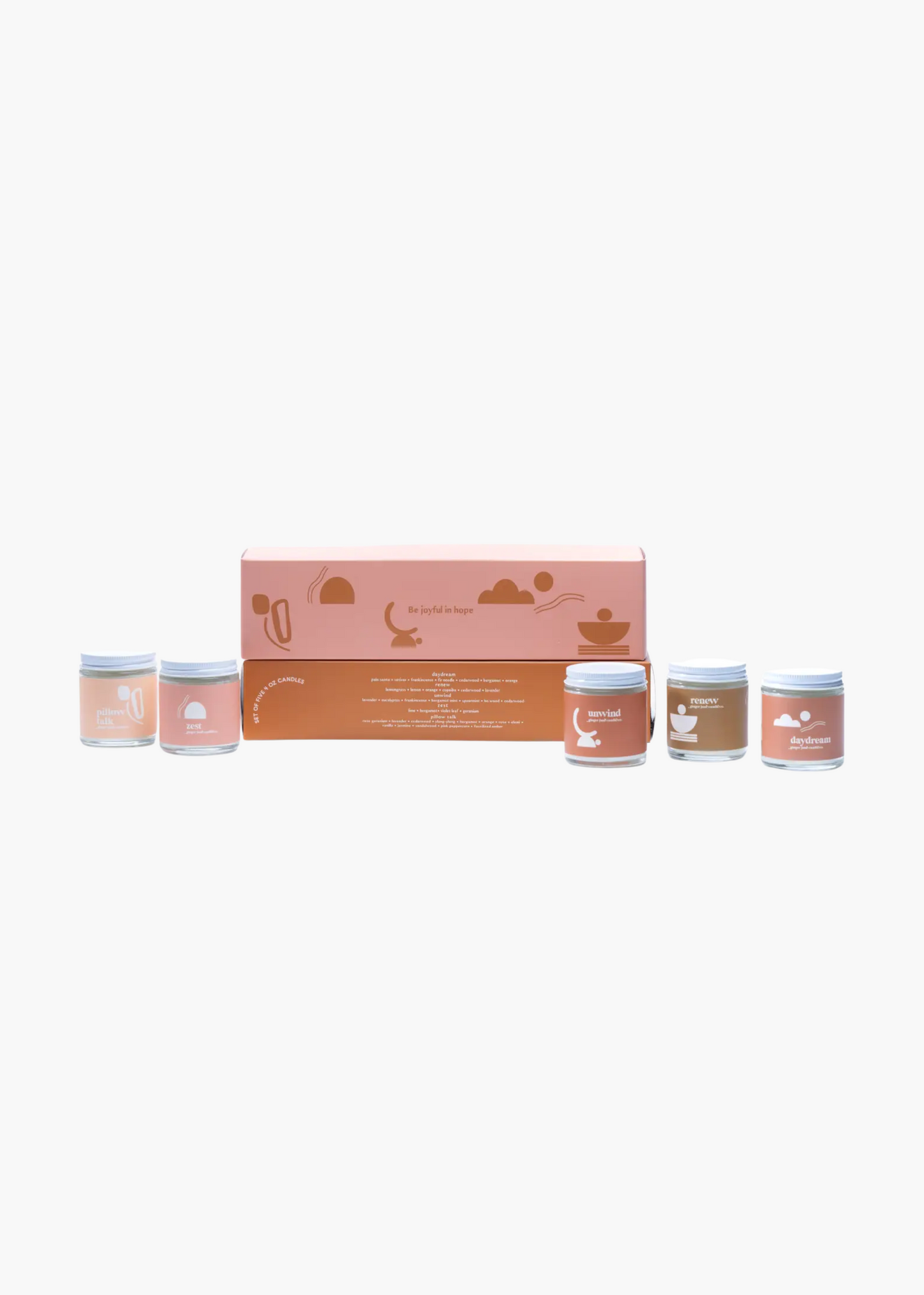 Candle gift box, set of 5