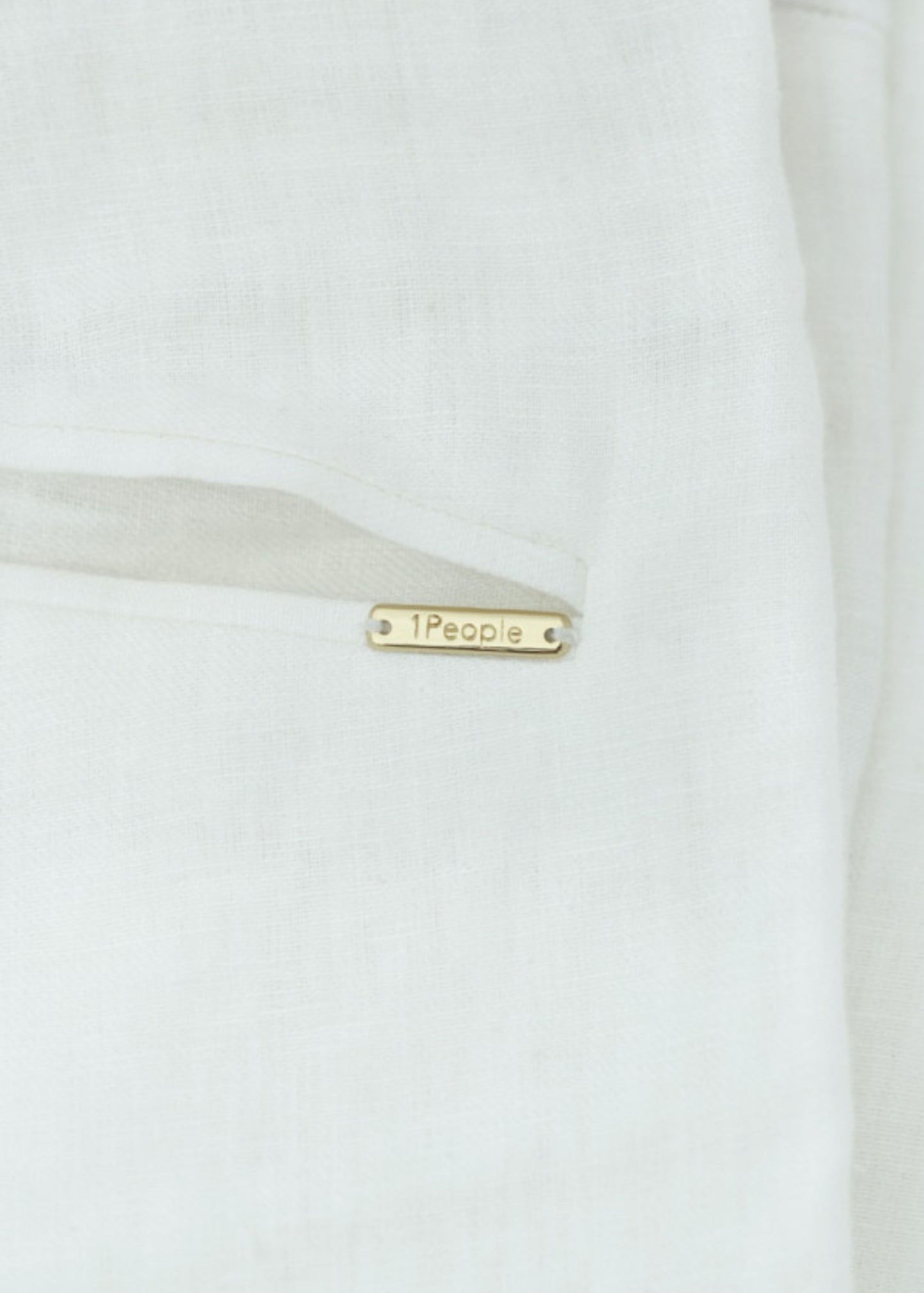 French rivera short, white