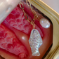 Off the hook fish necklace