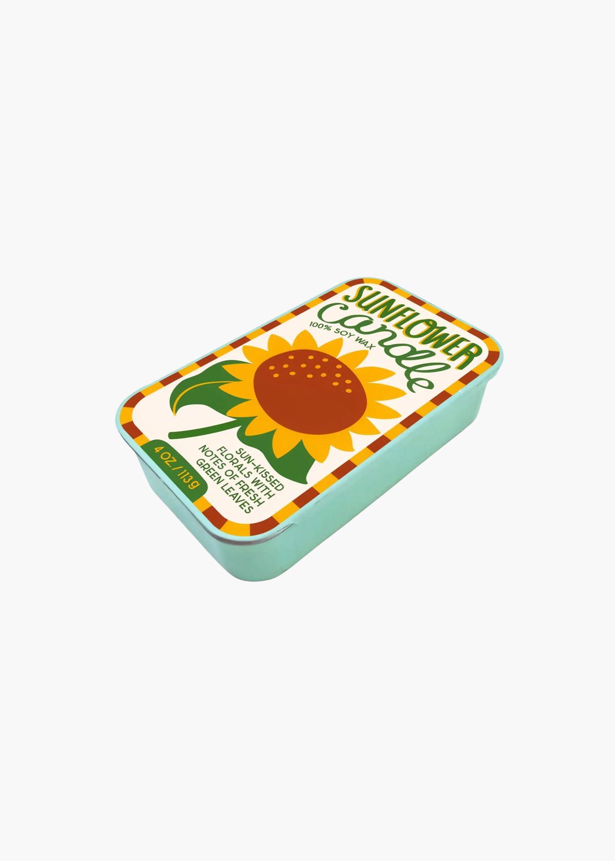 Sunflower candle