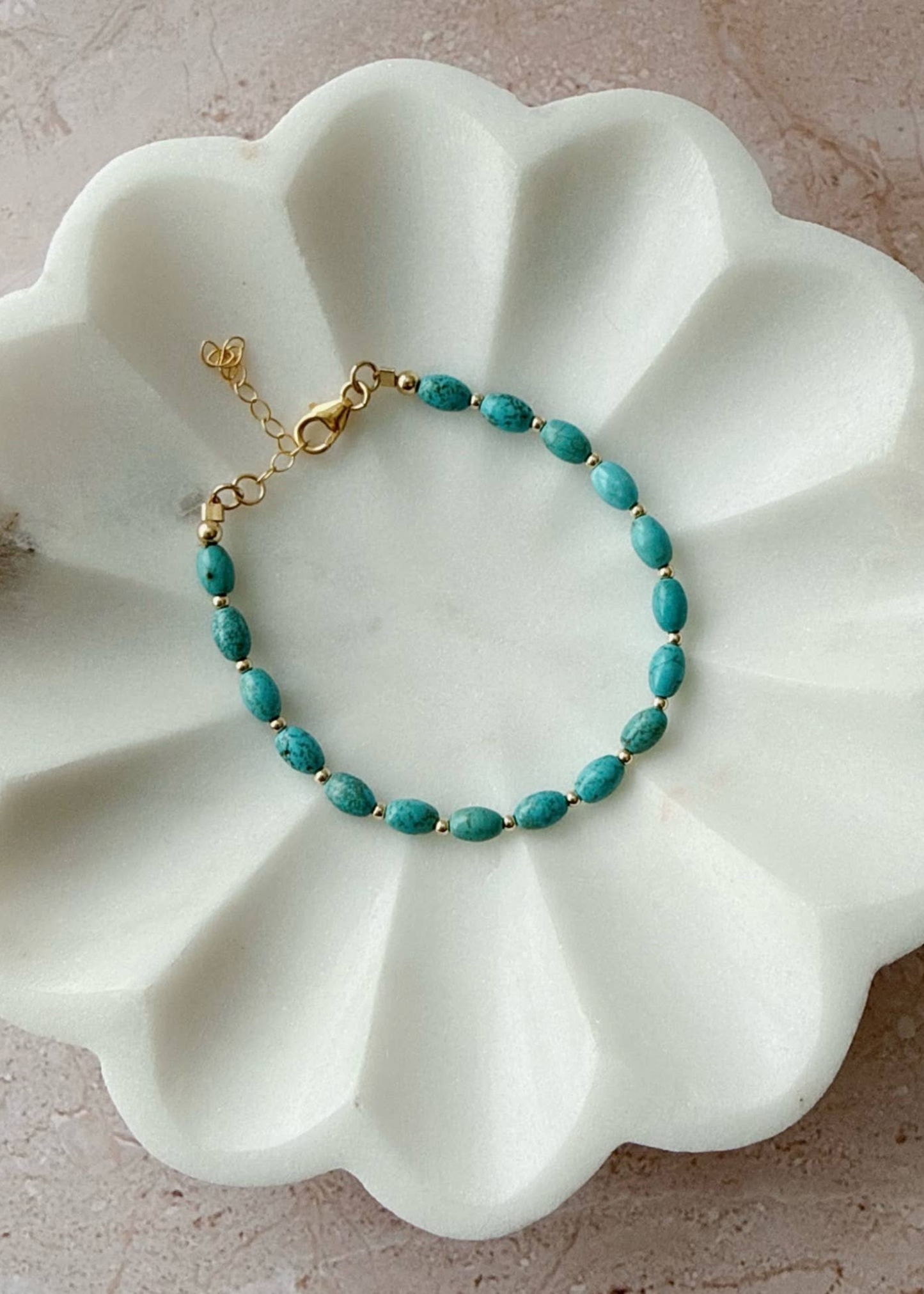 Wanderlust turquoise bracelet