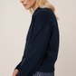 Utility cardigan, indigo