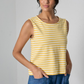 Alma jersey top, yellow