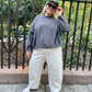 Janus pants II (with side pockets), white