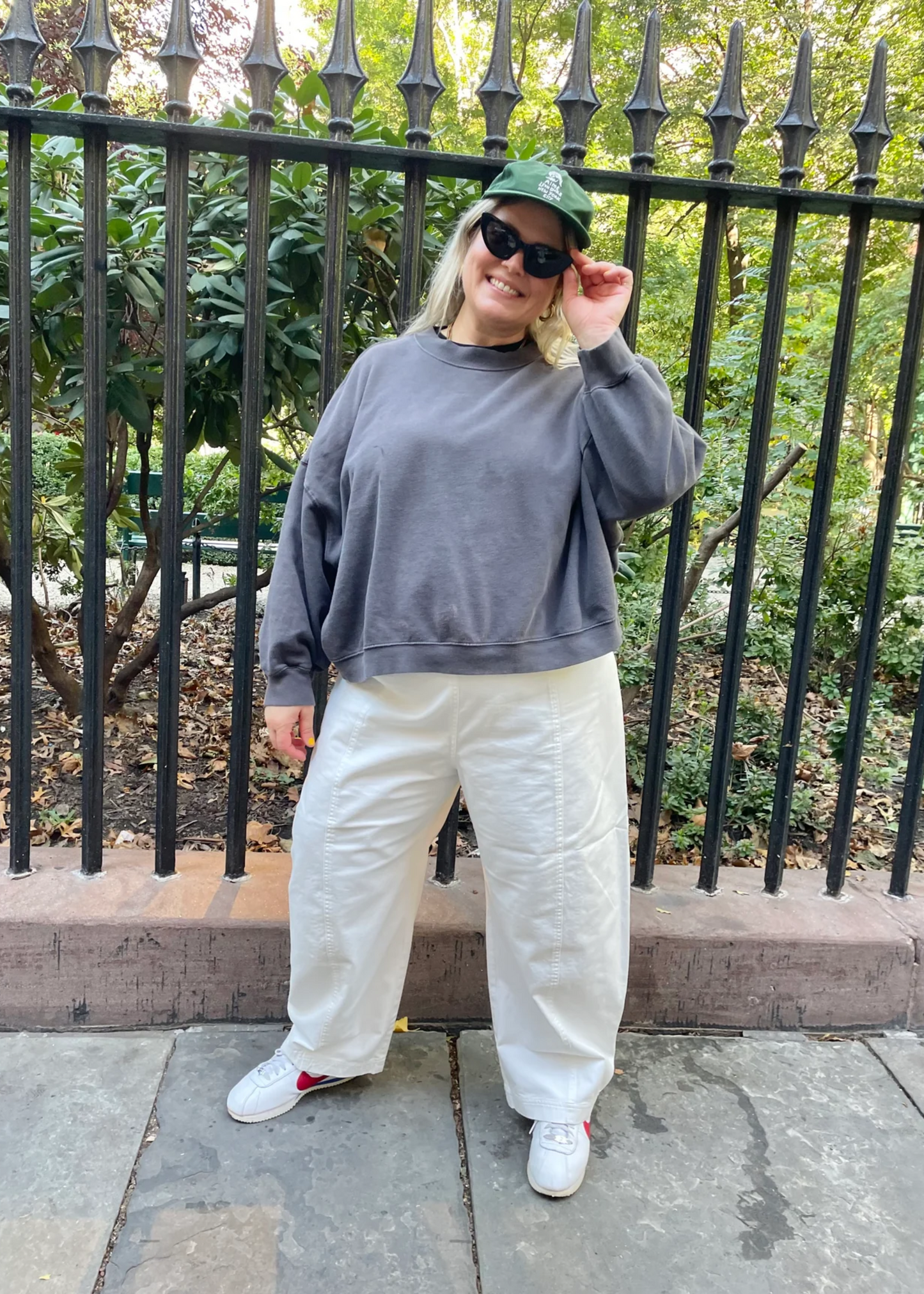 Janus pants II (with side pockets), white