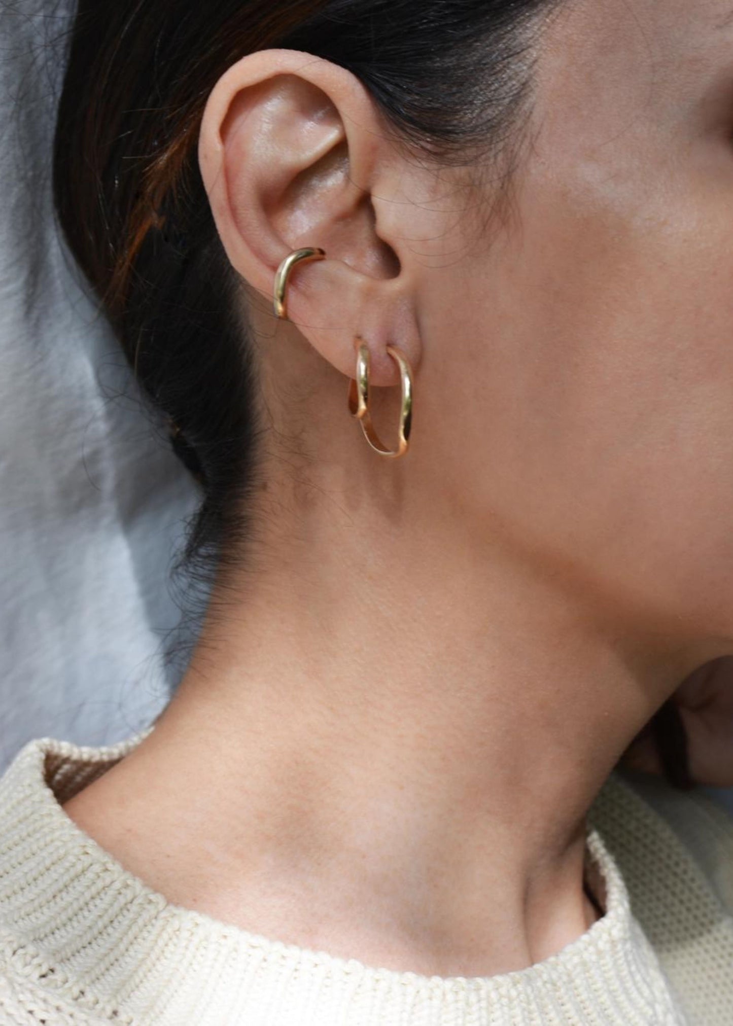 Heli hoops, gold