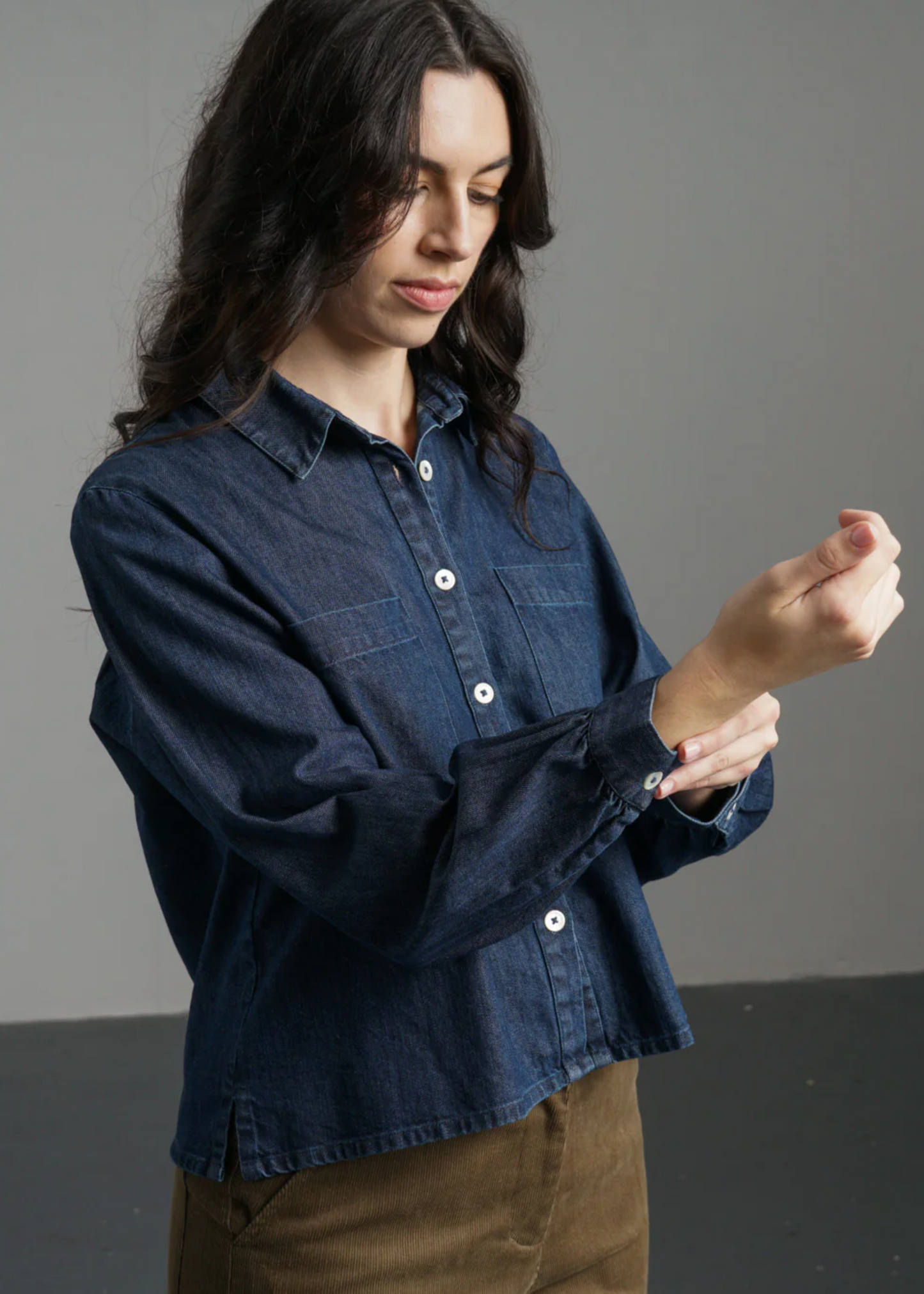 Ada cropped blouse