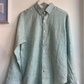 Oversized button down, green stripe