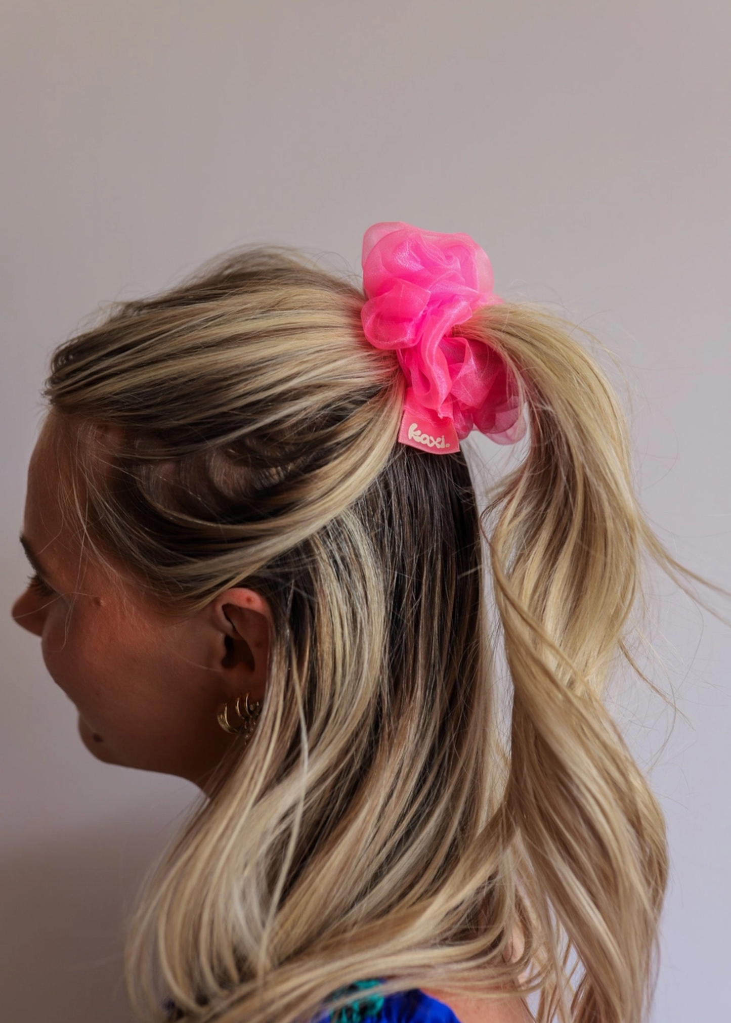 Midi scrunchie, pink
