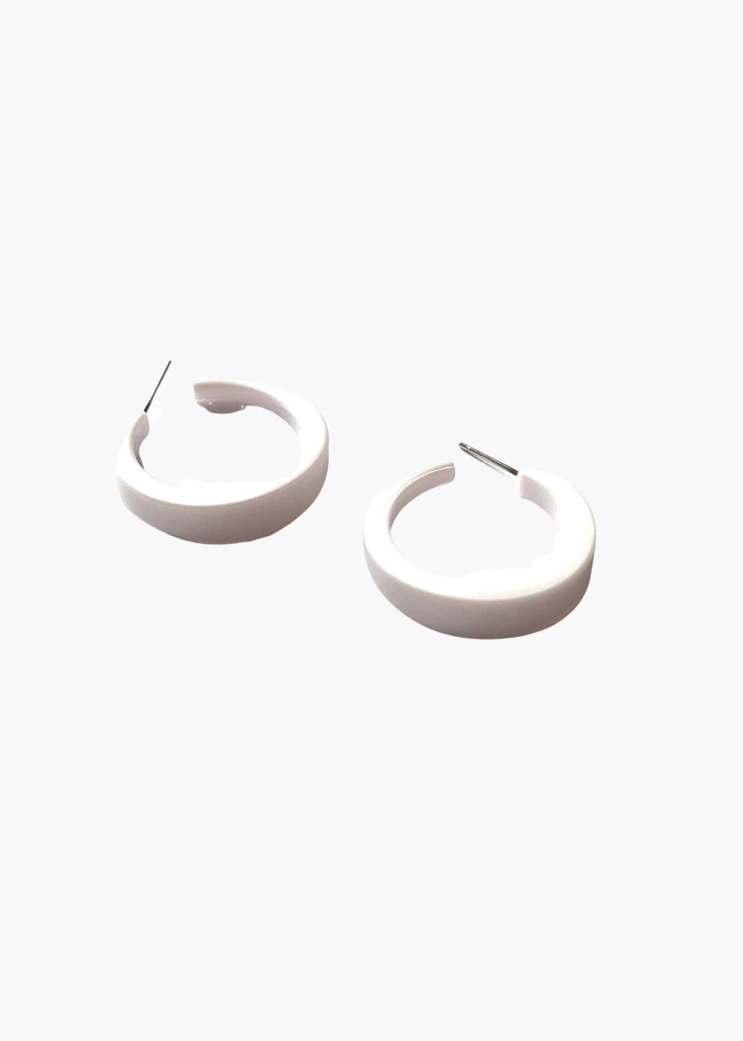 Lola hoops, white