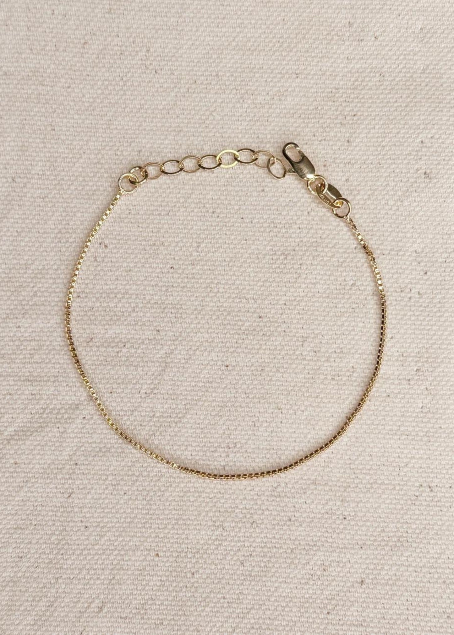 Box chain bracelet