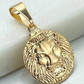 Lion face charm