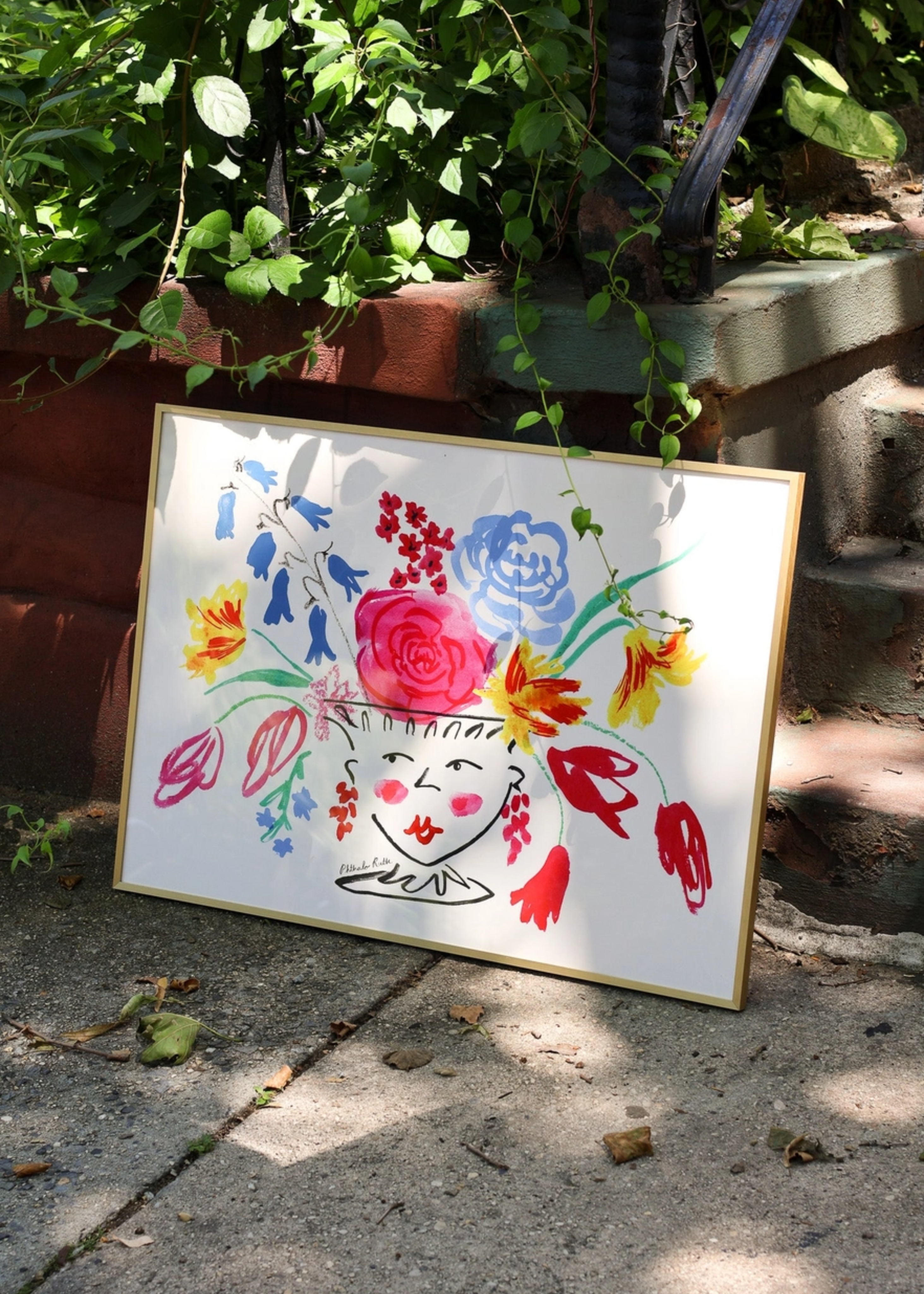 Blooming vase art print