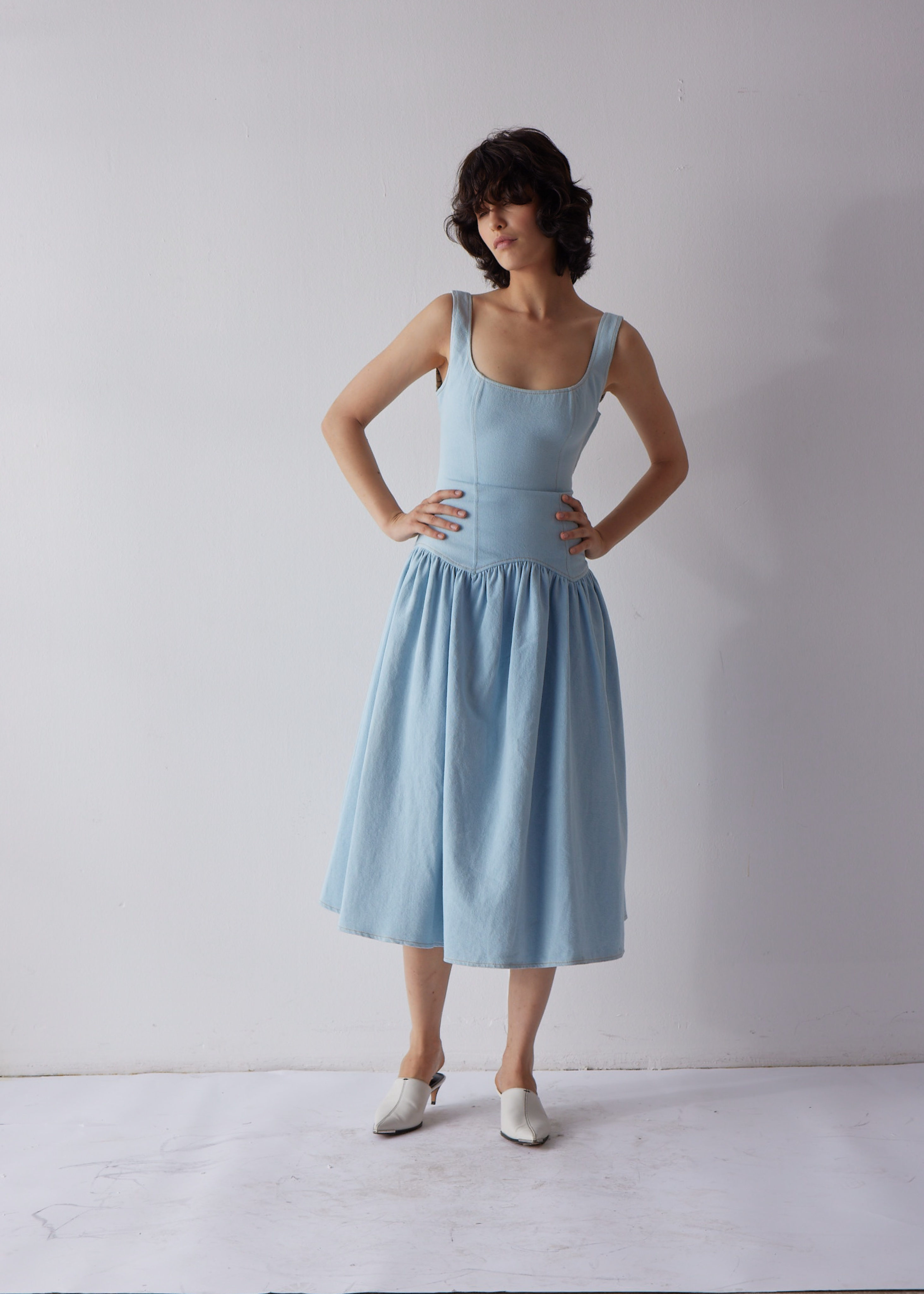 Danielle dress, light blue