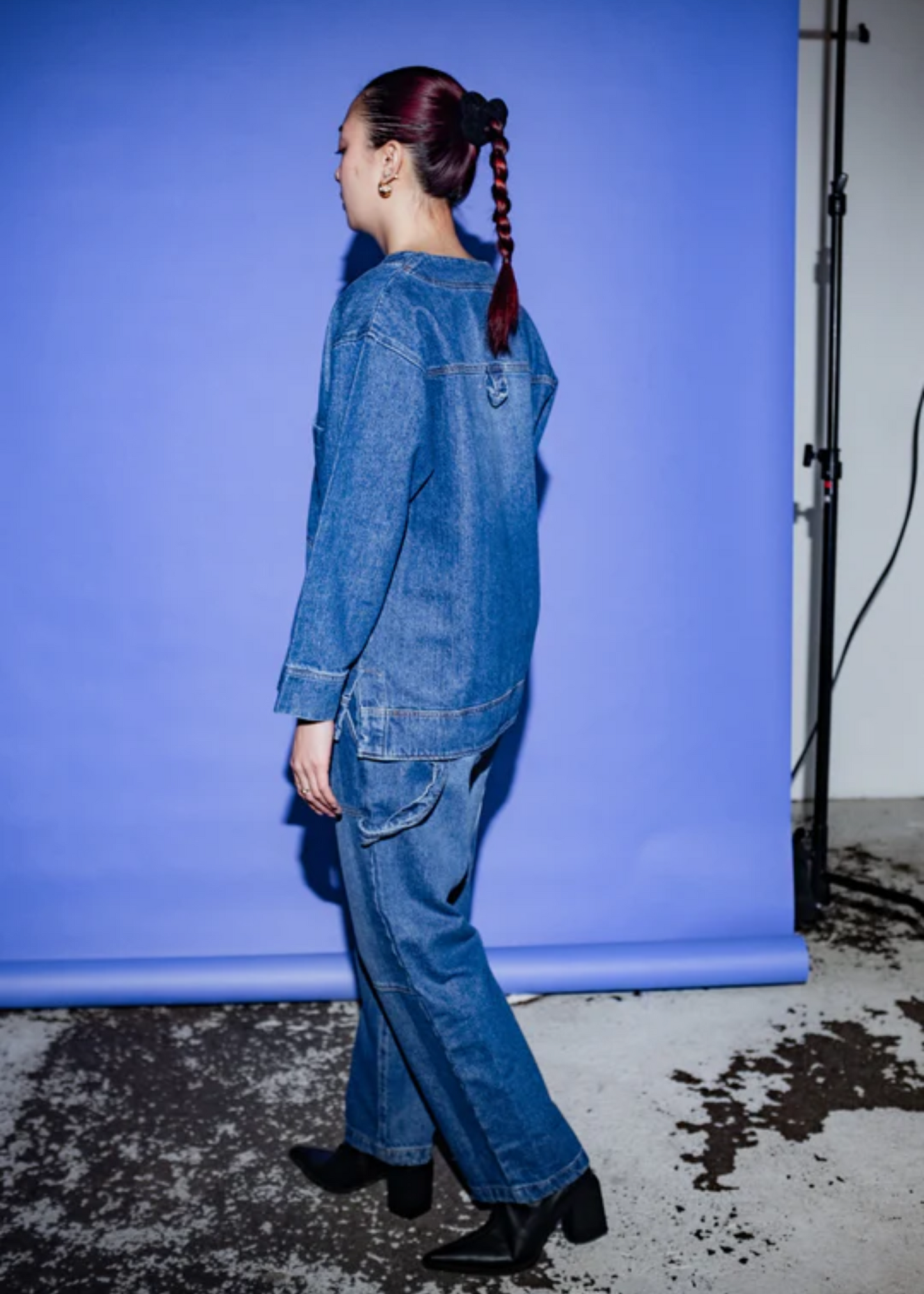Miguel denim cardigan
