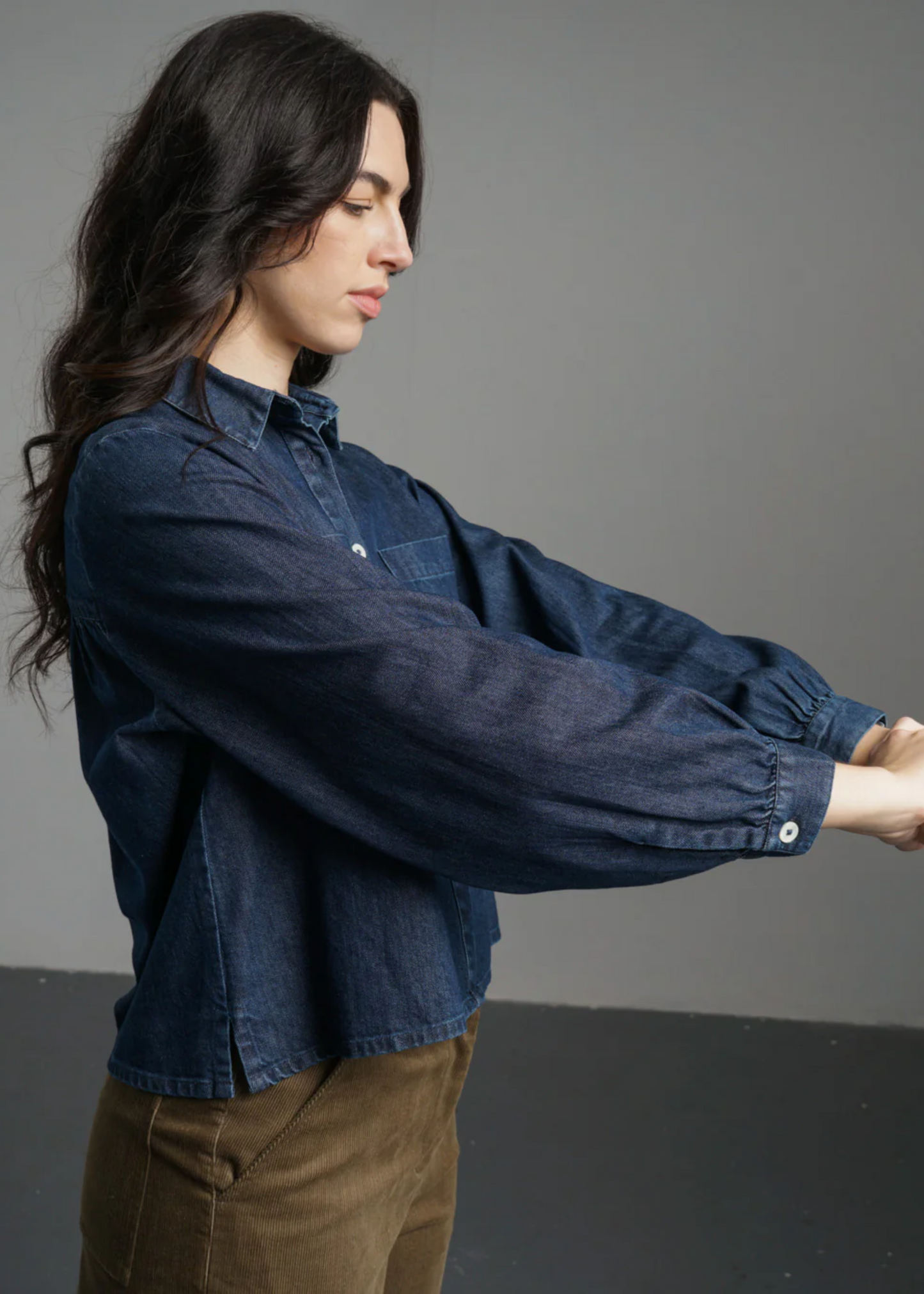Ada cropped blouse