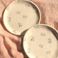 Forget me not catchall plate, light blue