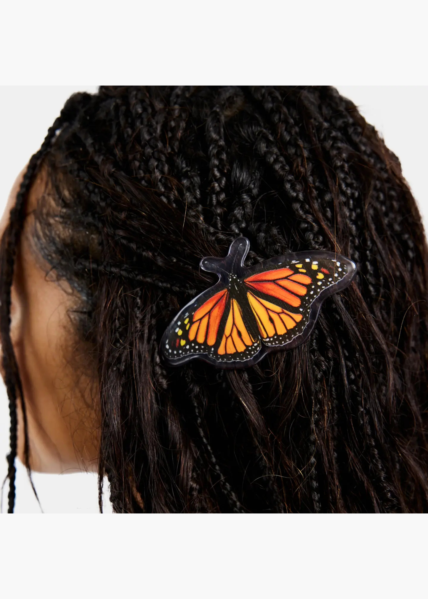 Barrette, monarch butterfly