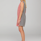 Gillie dress, sliced seersucker