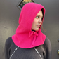 Cashmere balaclava, hot pink