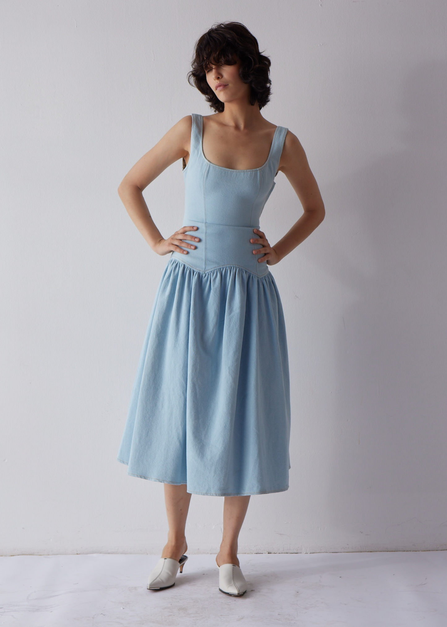 Danielle dress, light blue